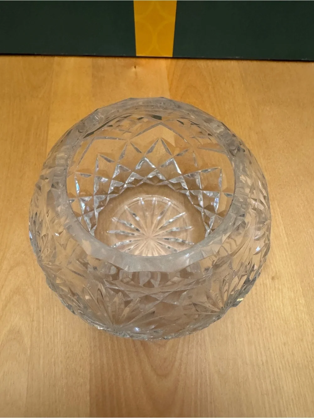 Crystal Clear Industries Essex Rose Small Glass Bowl Vase
